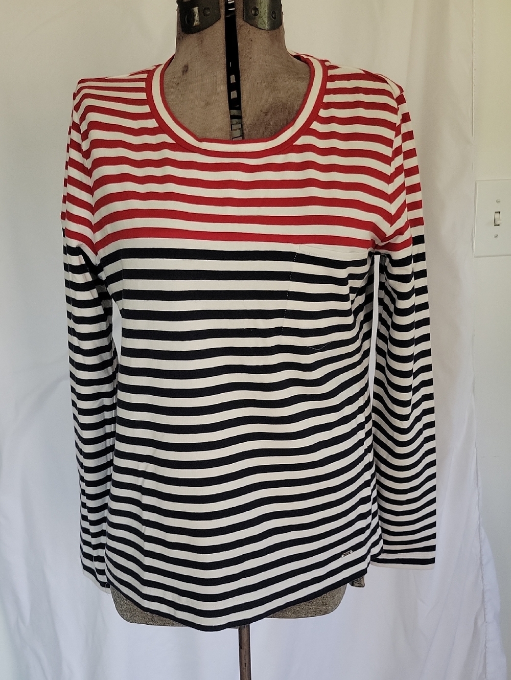 Tommy Hilfiger Top Medium Red/White/Blue